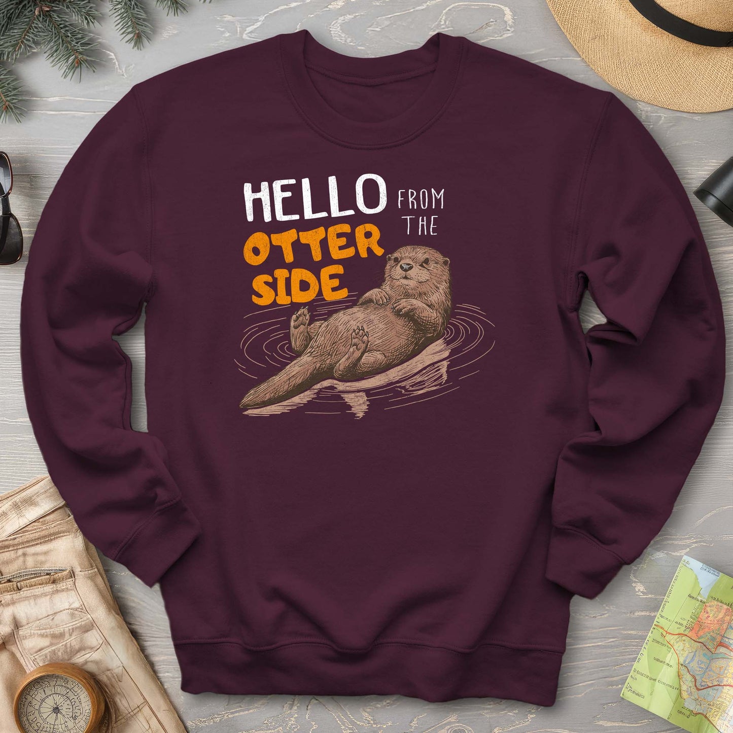 Hello From the Otter Side Sweatshirt