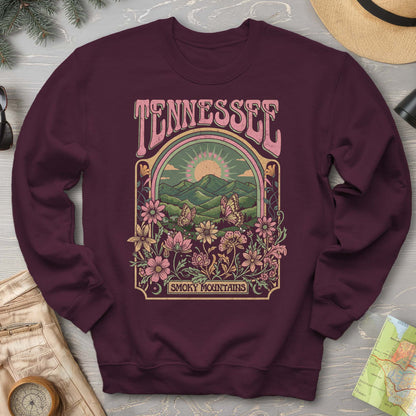 Tennessee Smoky Mountains Butterfly Sweatshirt