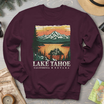 Lake Tahoe Emerald Bay Sunset Sweatshirt