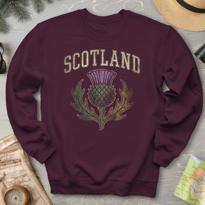 Scotland Distressed Thistle Sweatshirt