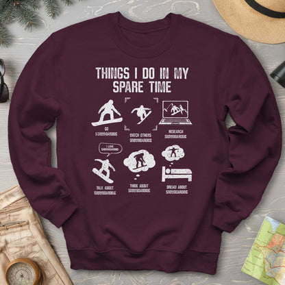 Spare Time Snowboard Sweatshirt
