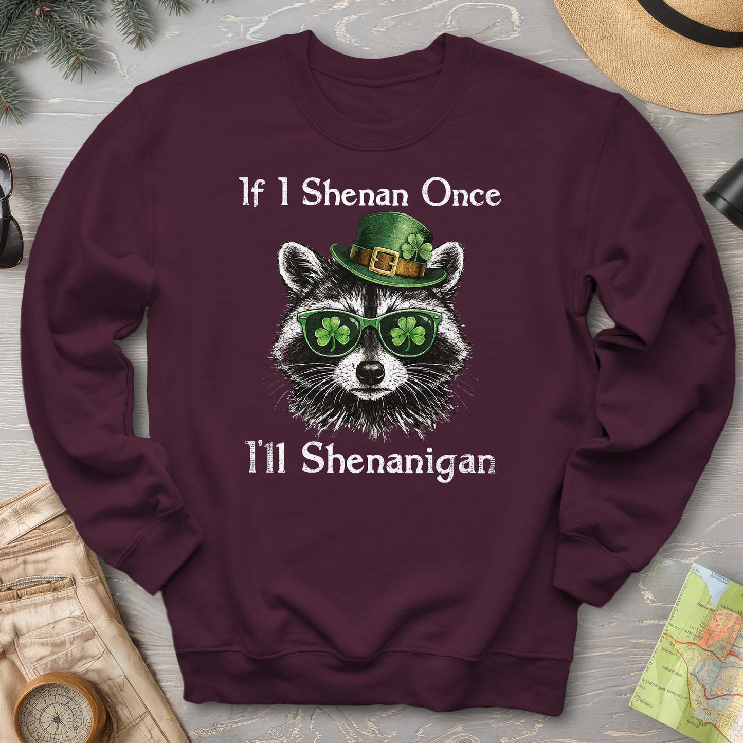 Shenanigans Raccoon Sweatshirt