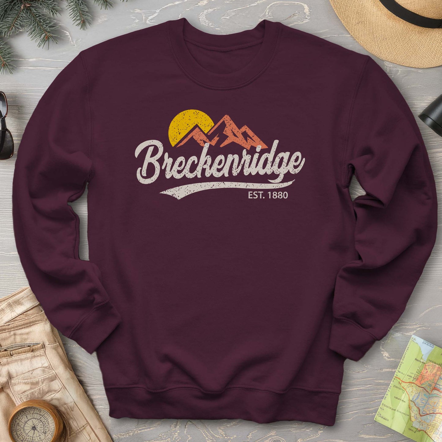 Breckenridge Vintage Script Sweatshirt