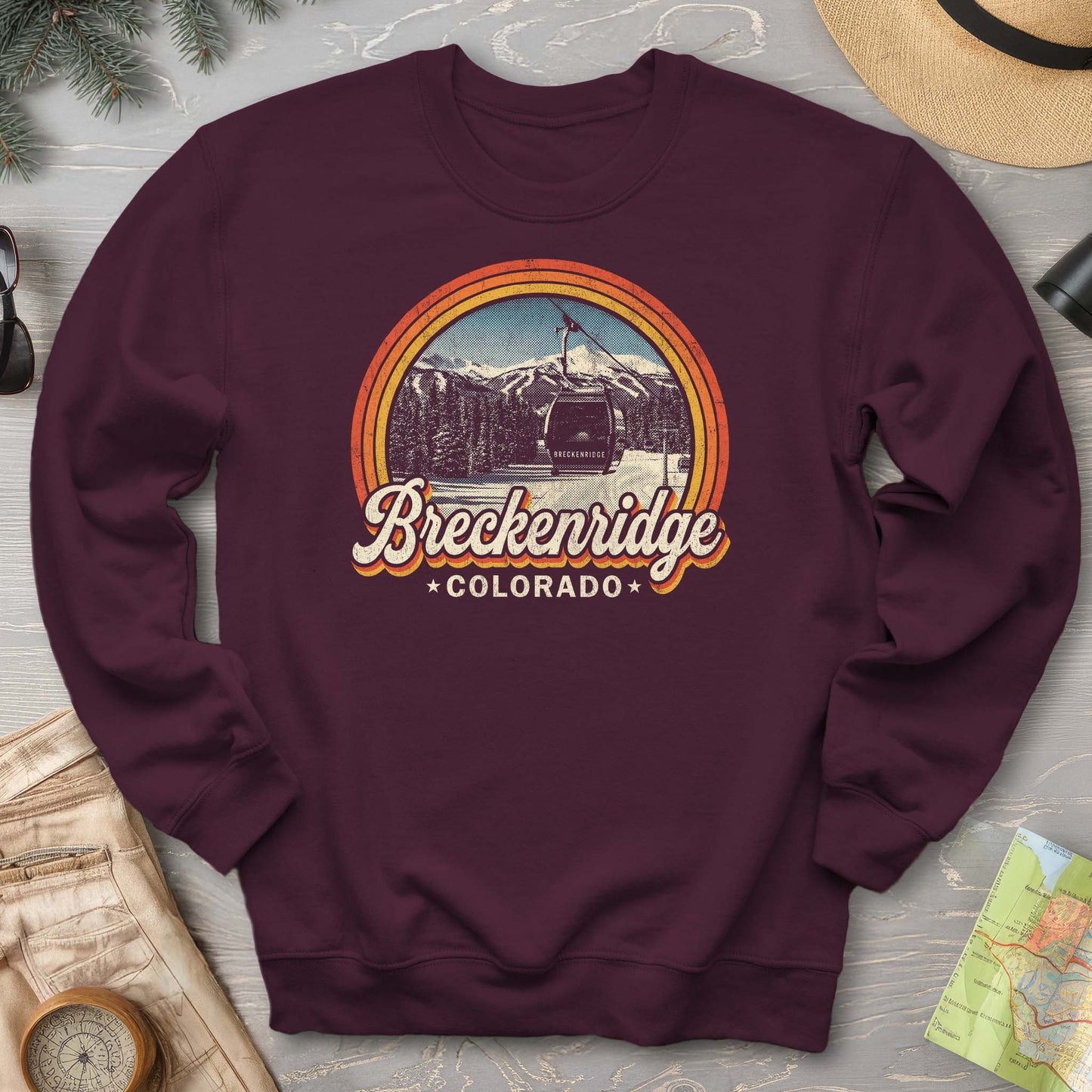 Breckenridge Retro Gondola Sweatshirt