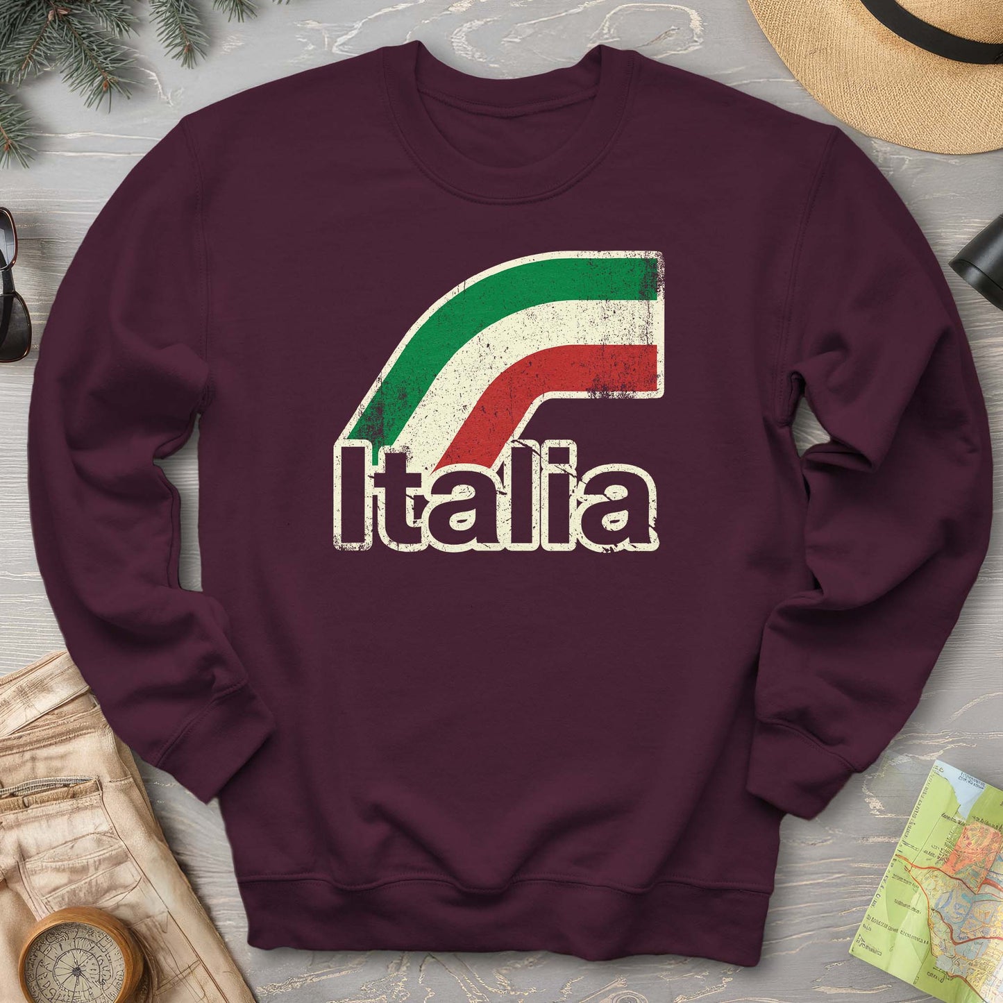 Italia Stripes Sweatshirt