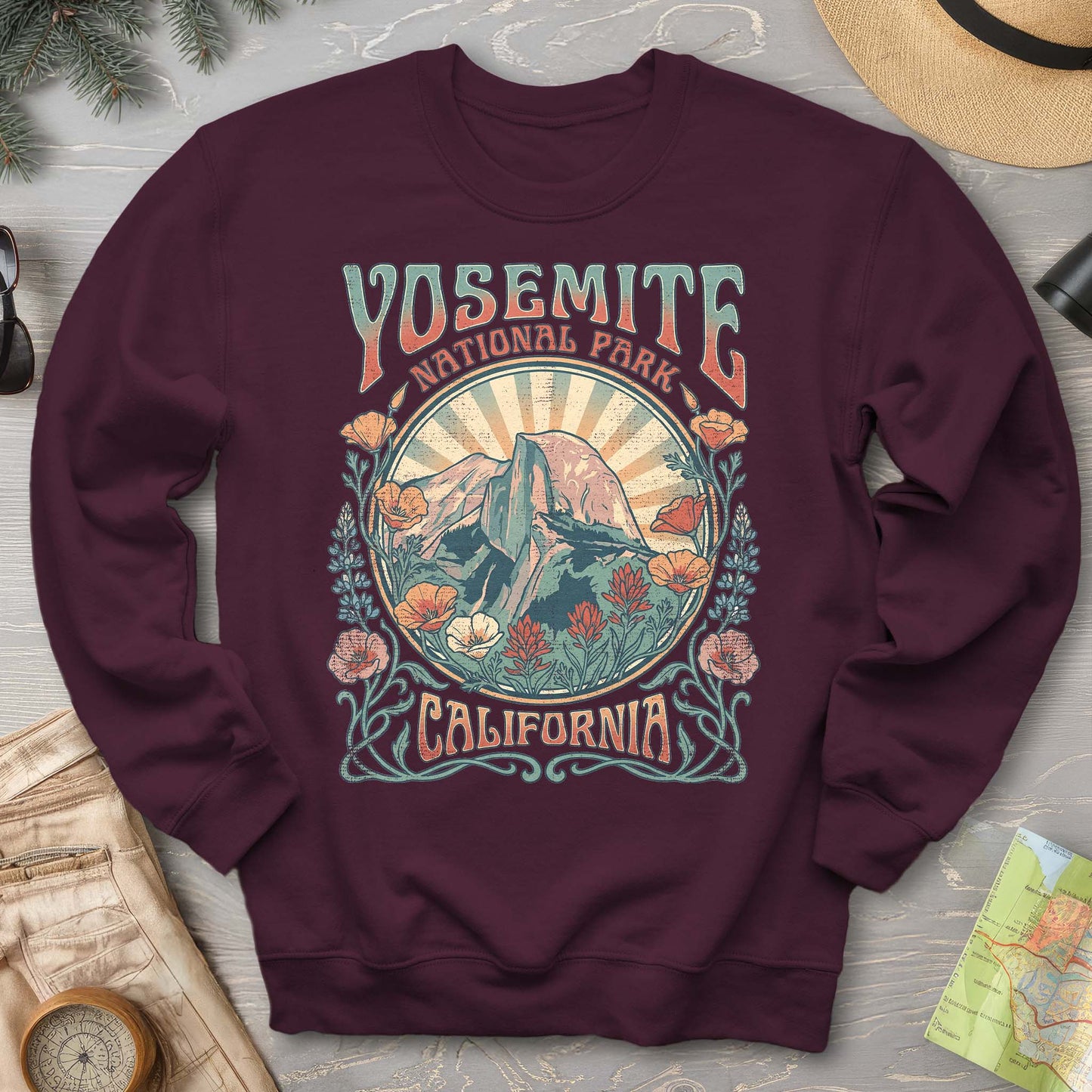 Yosemite Flower Power Sweatshirt