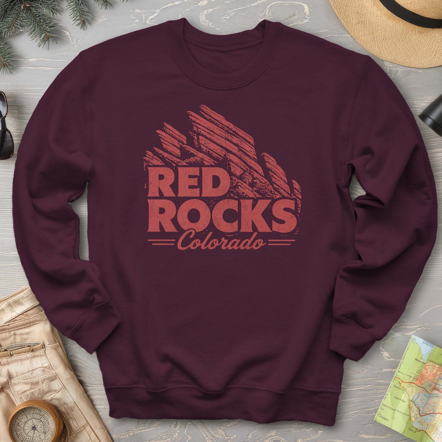 Red Rocks Vintage Sweatshirt