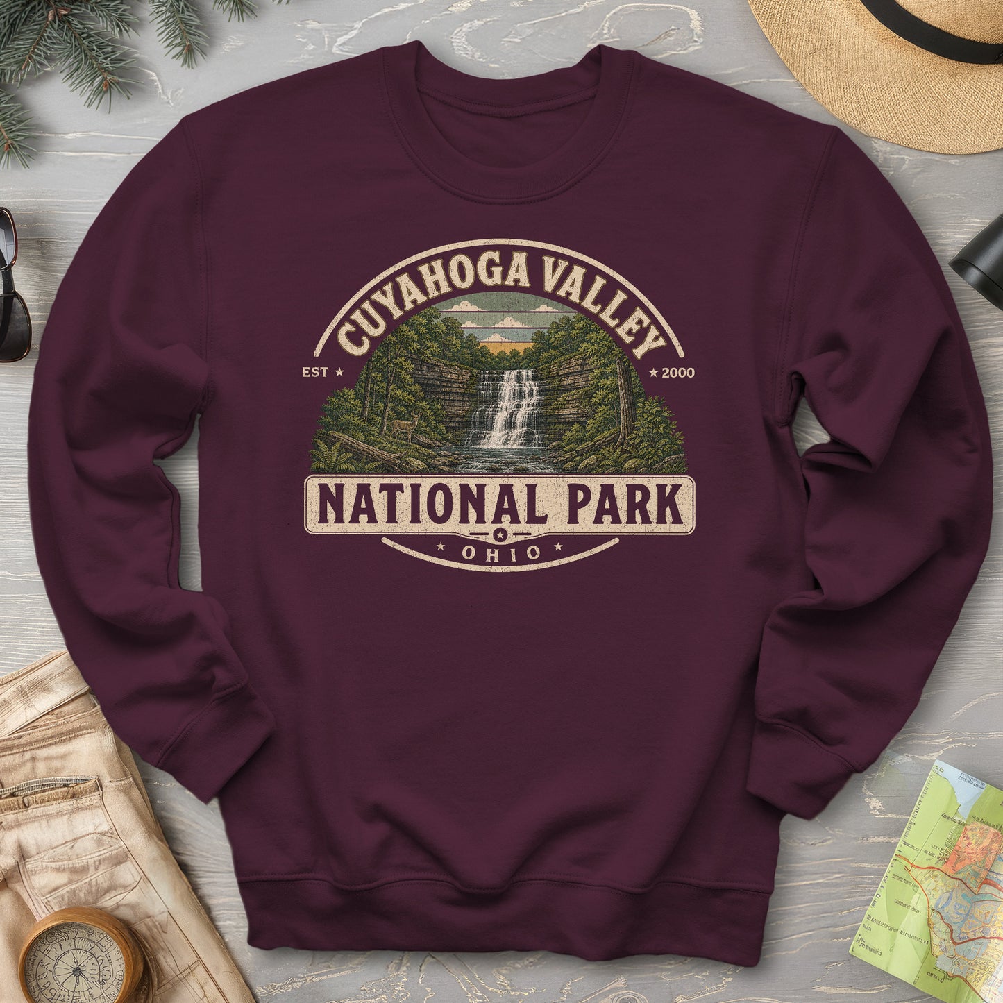 Cuyahoga Valley Medallion Sweatshirt