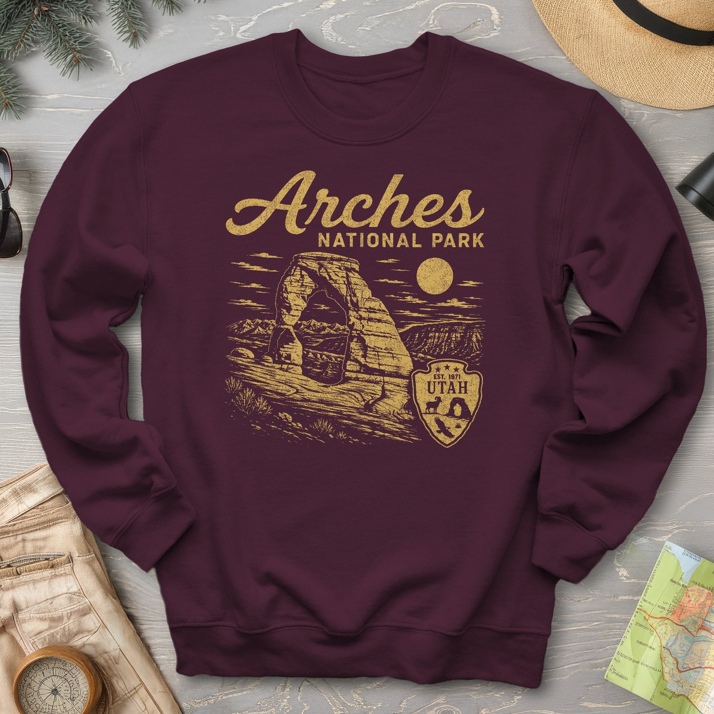 Arches Vintage Sketch Sweatshirt