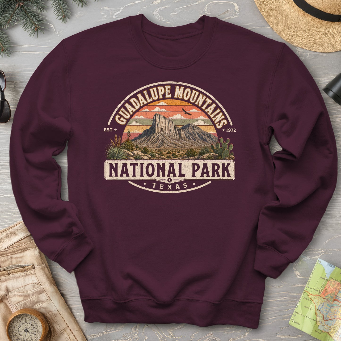 Guadalupe Mountains Medallion Sweatshirt
