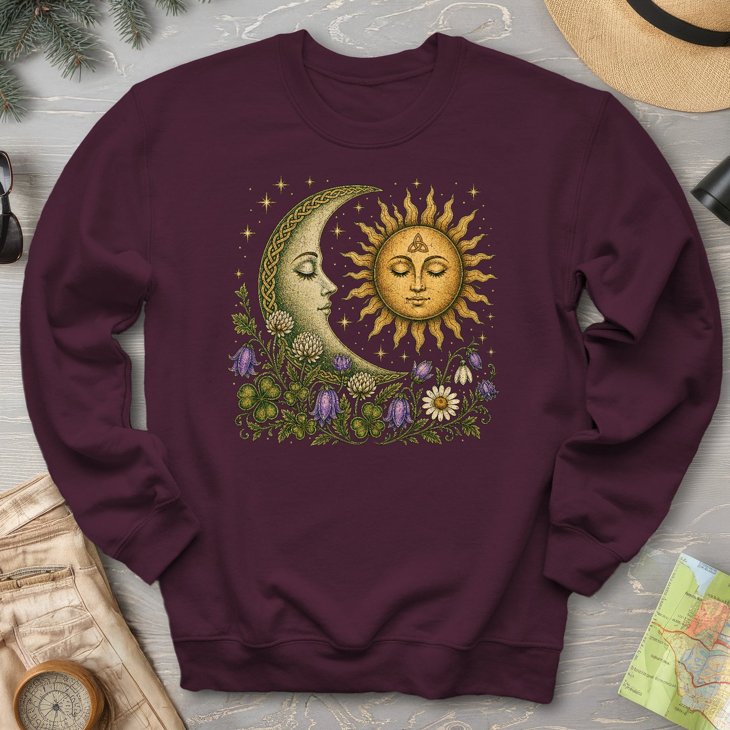 Irish Celtic Celestial Sweatshirt
