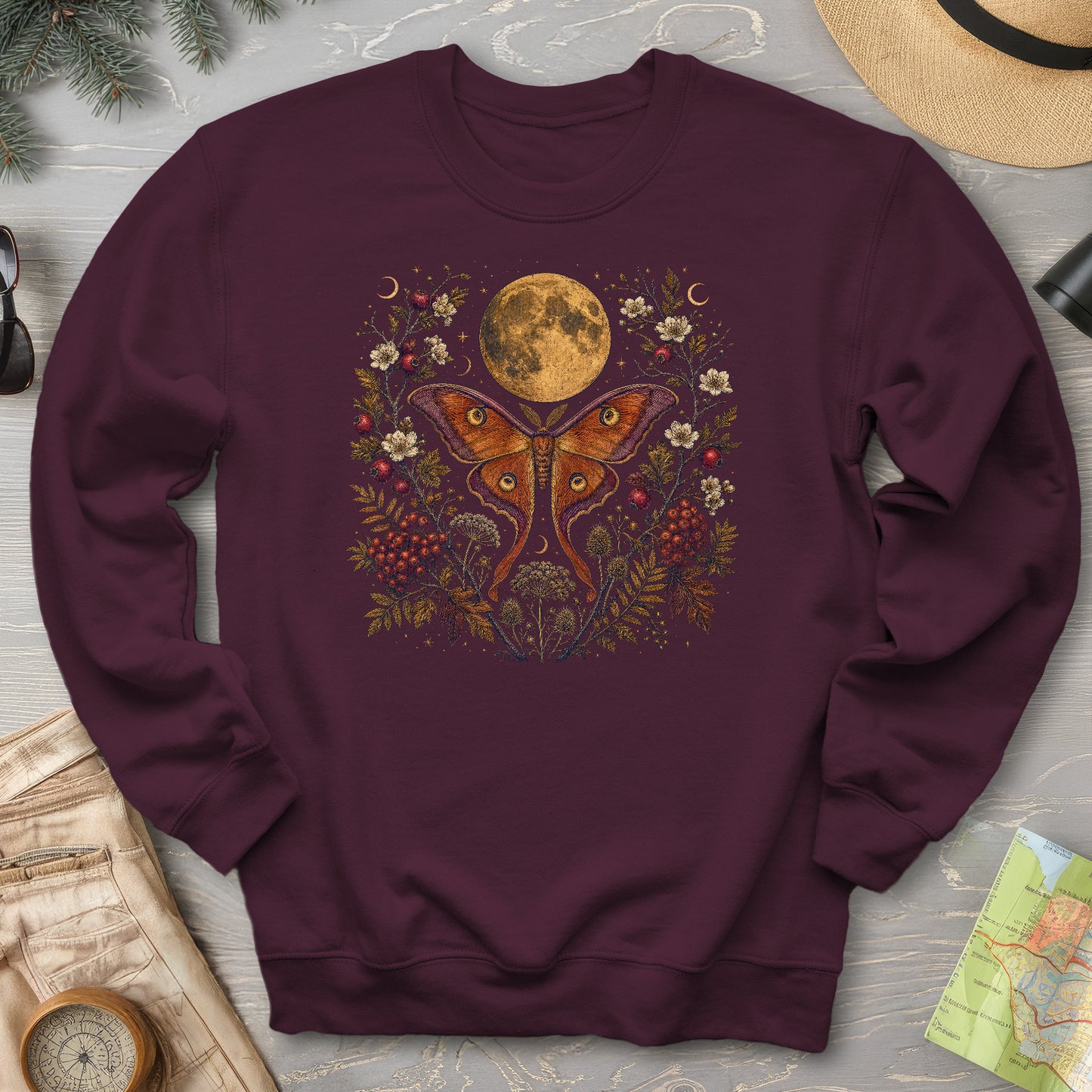 Harvest Moon Moth Sweatshirt
