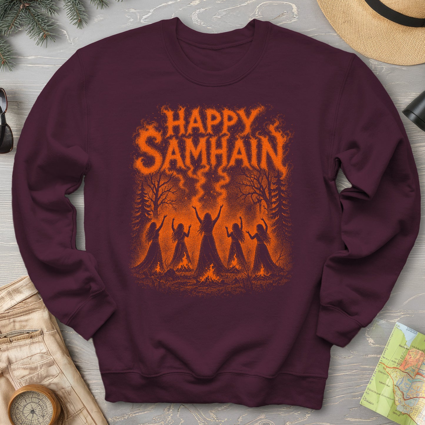 Happy Samhain Druid Sweatshirt