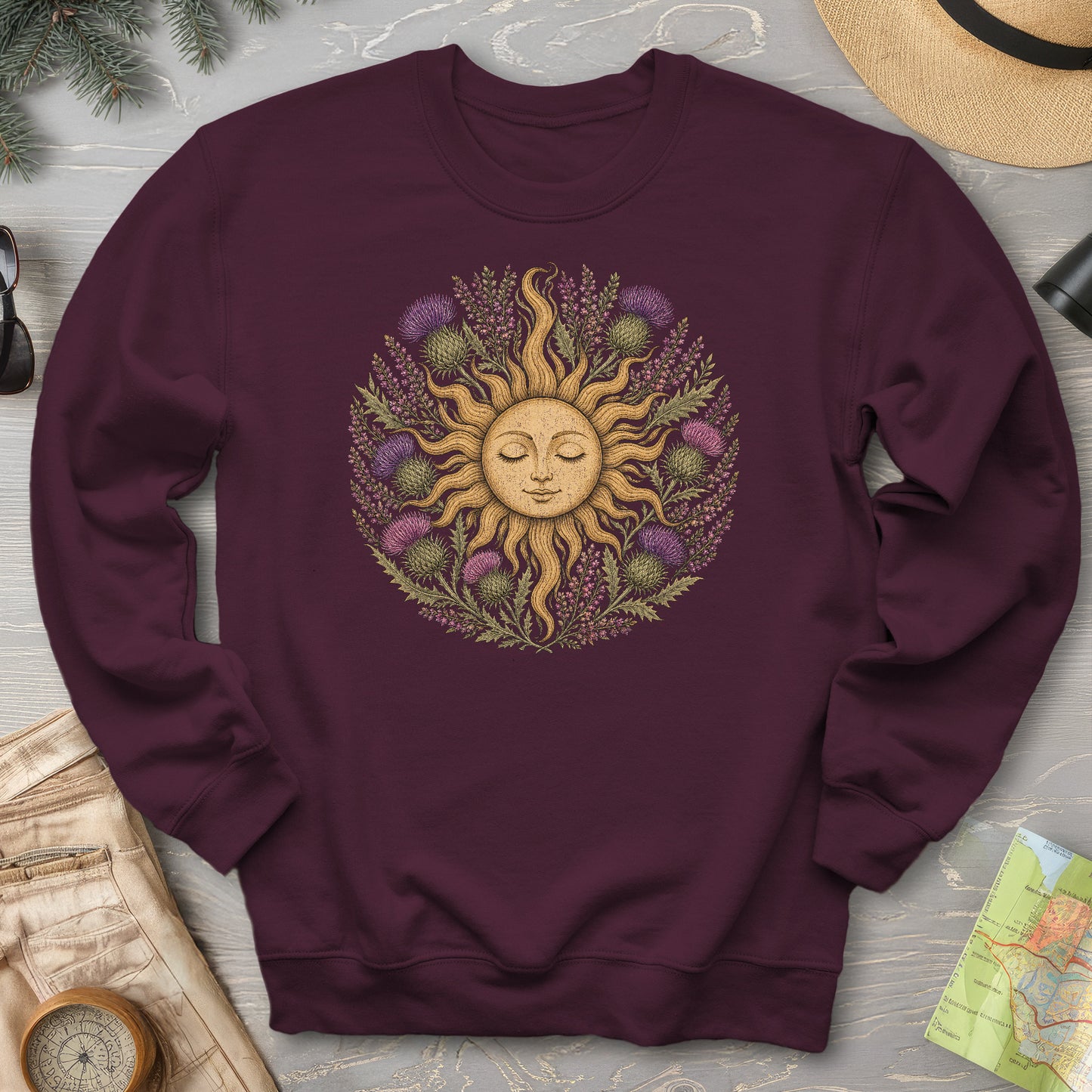 Thistle Celestial Sun Sweatshirt
