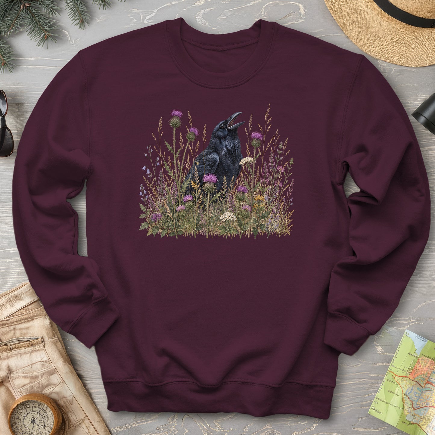 Botanical Raven Sweatshirt