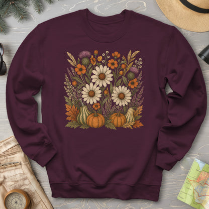 Pumpkin Florals Sweatshirt