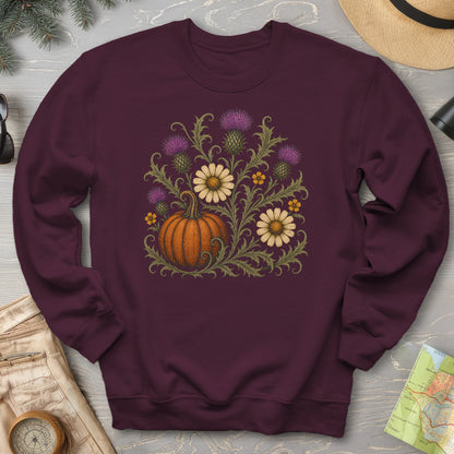 Pumpkin Thistles Sweatshirt