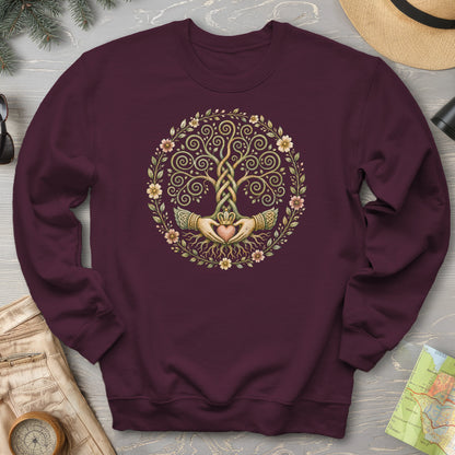Claddagh Triskele Tree Sweatshirt