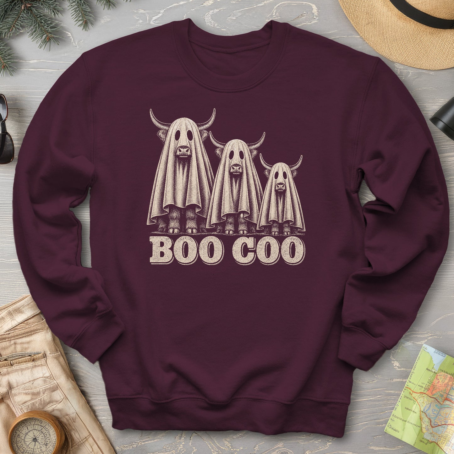 Boo Coo Trio Sweatshirt