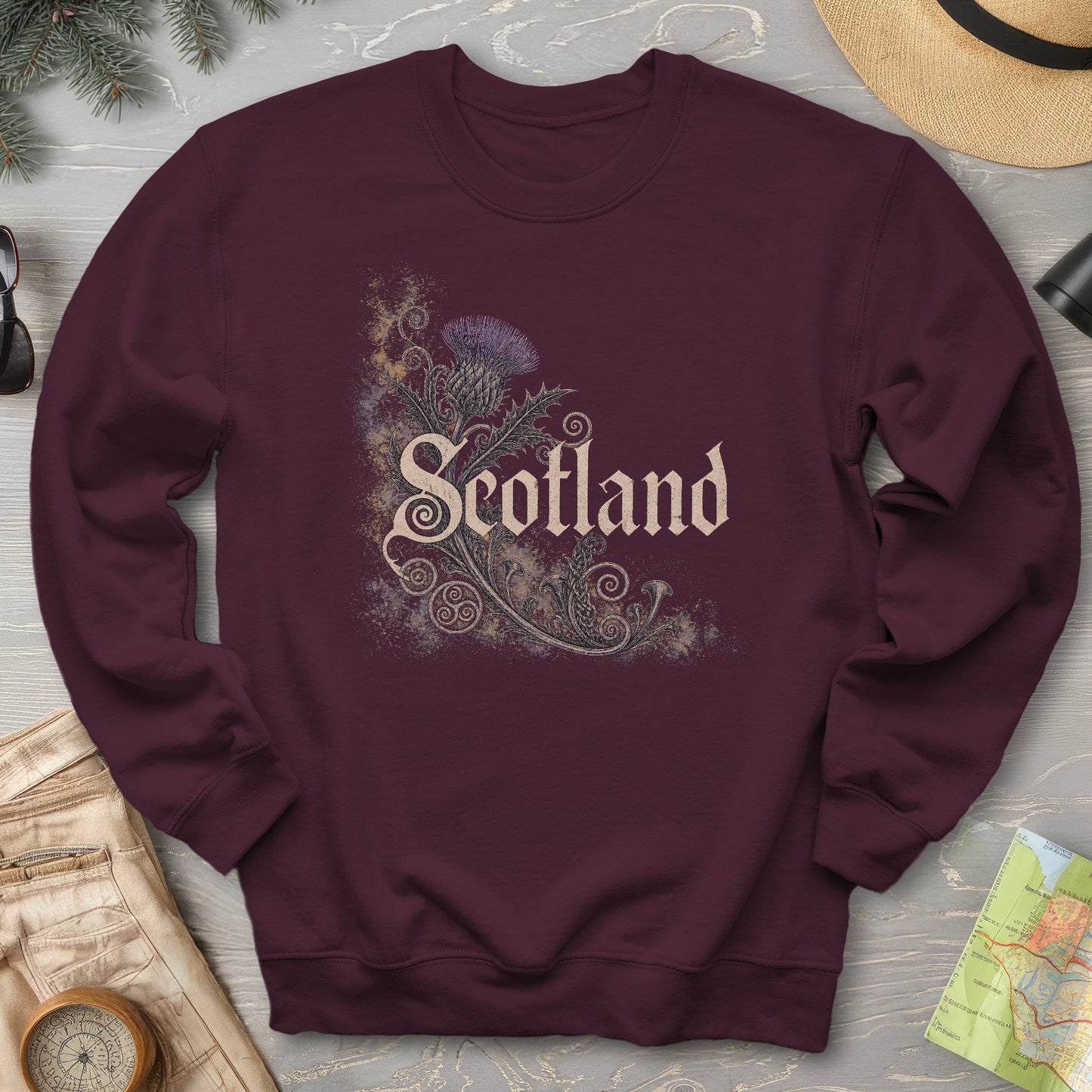 Scotland Ancient Symbols Sweatshirt