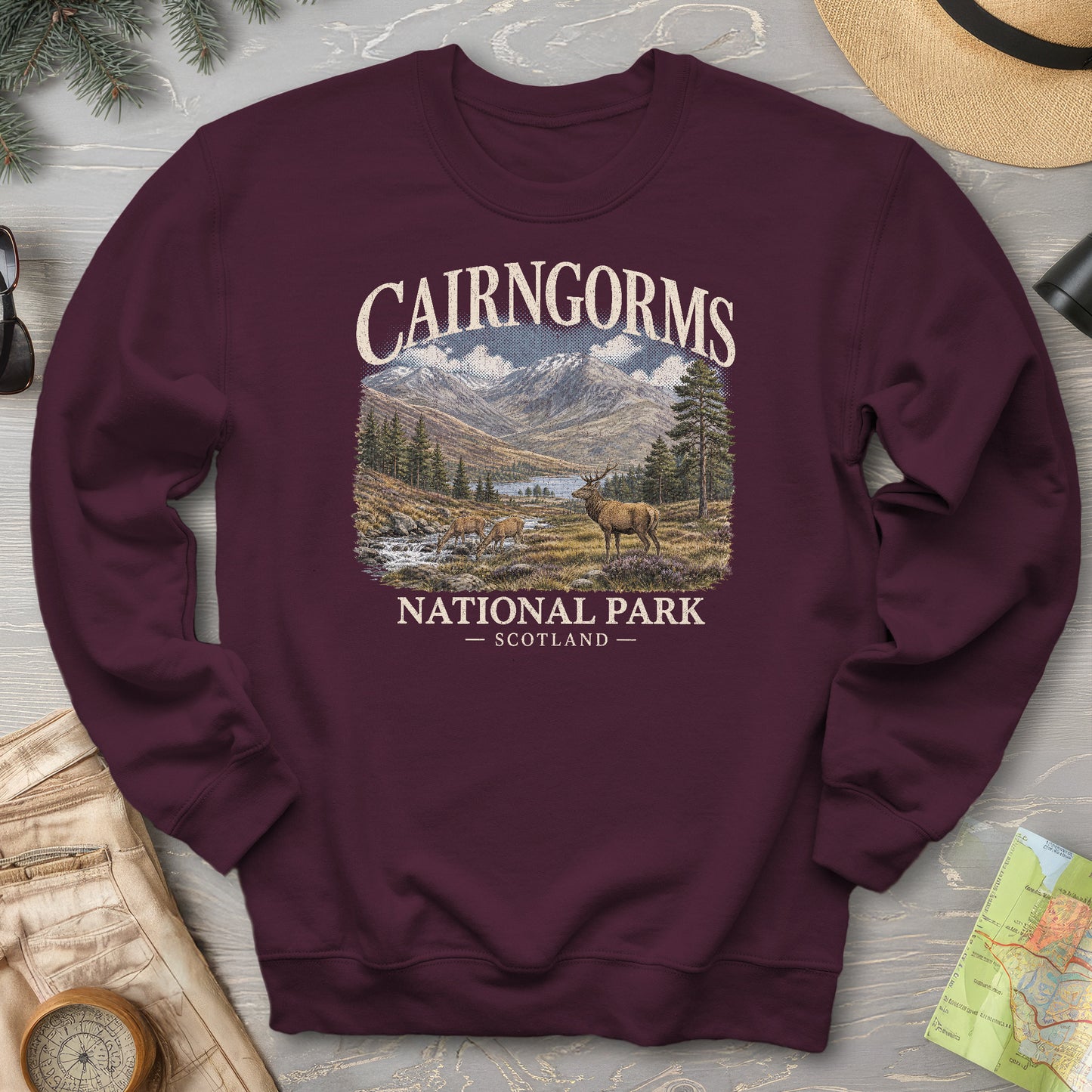 Cairngorms National Park Scotland Sweatshirt