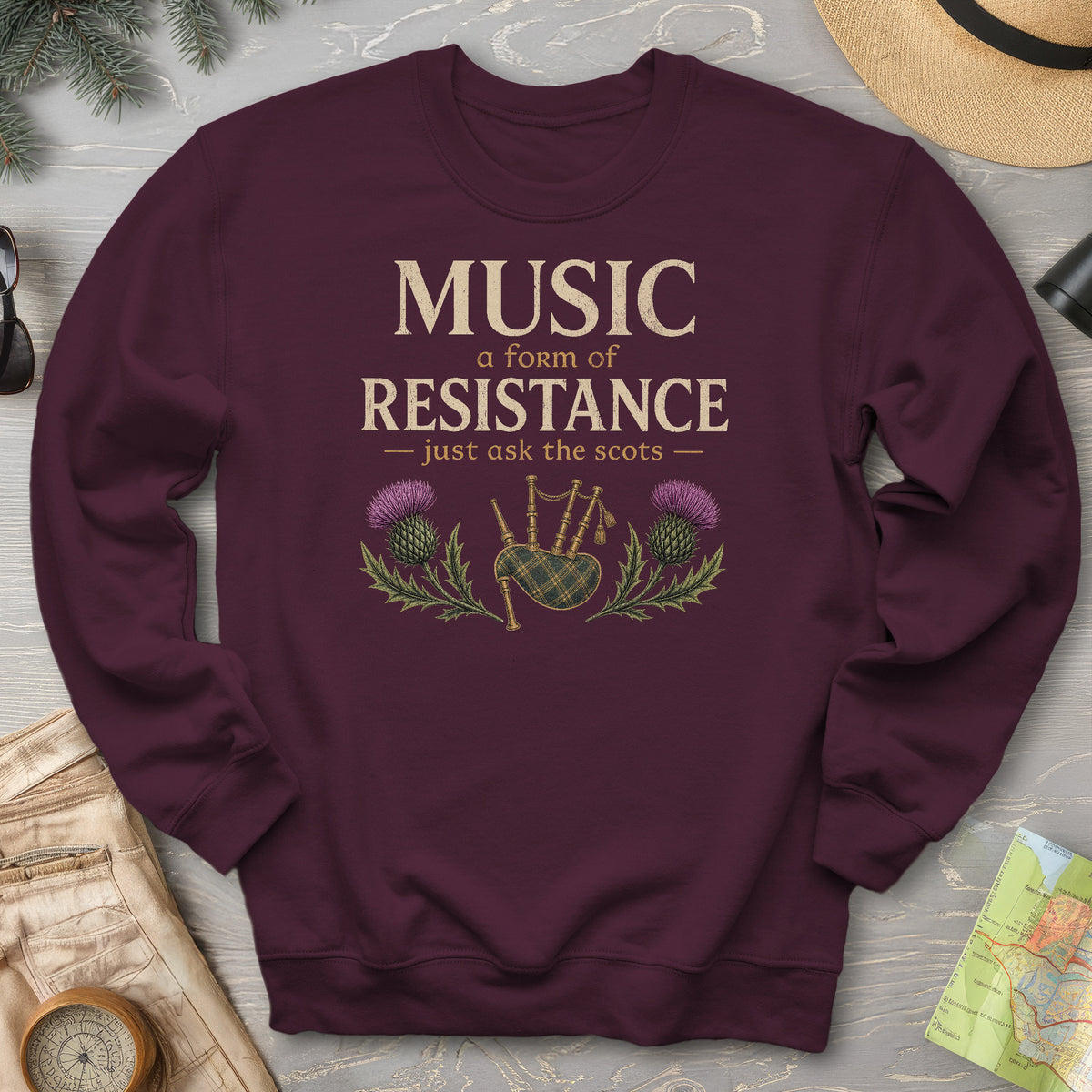 Music Resistance Scottish Sweatshirt