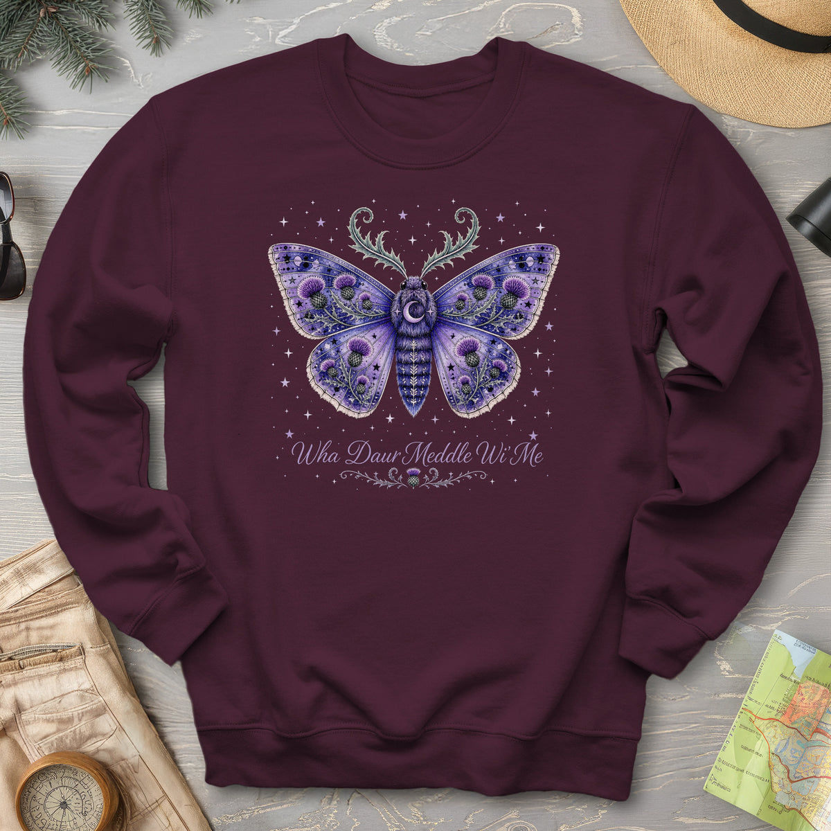 Wha Daur Meddle Wi' Me Sweatshirt
