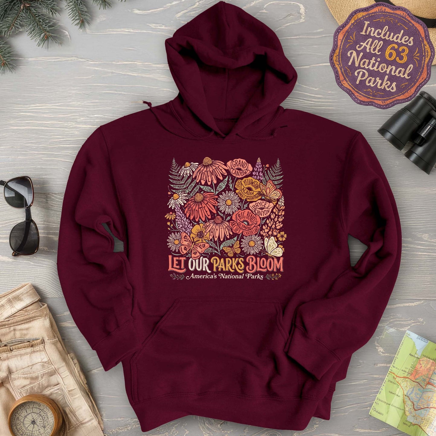 Let Our Parks Bloom Hoodie