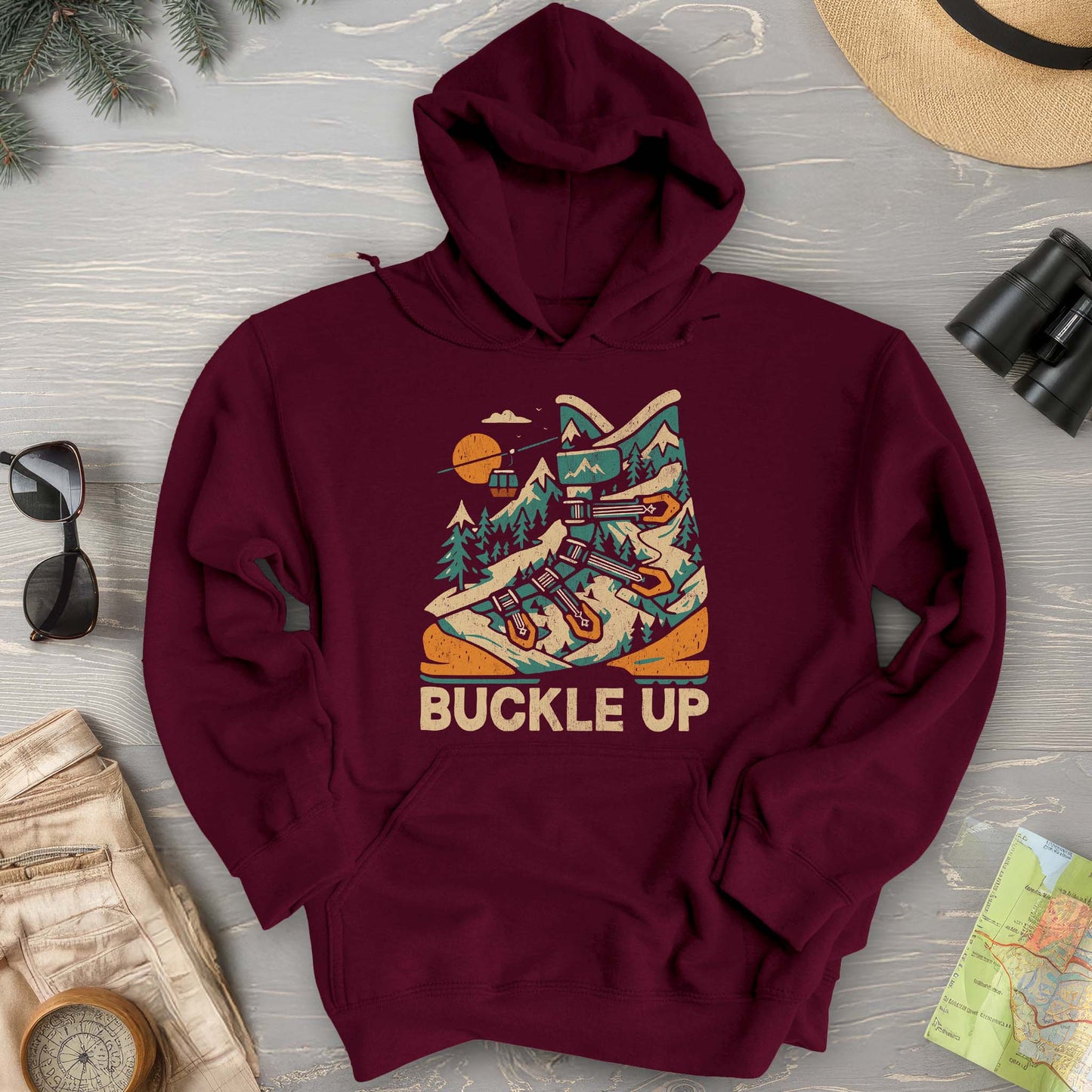 Buckle Up Ski Boot Hoodie