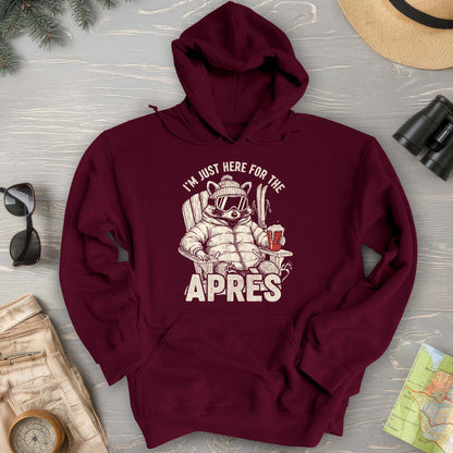 Just Here for the Apres "Raccoon" Hoodie