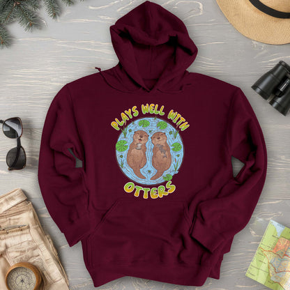 Plays Well With Otters Hoodie