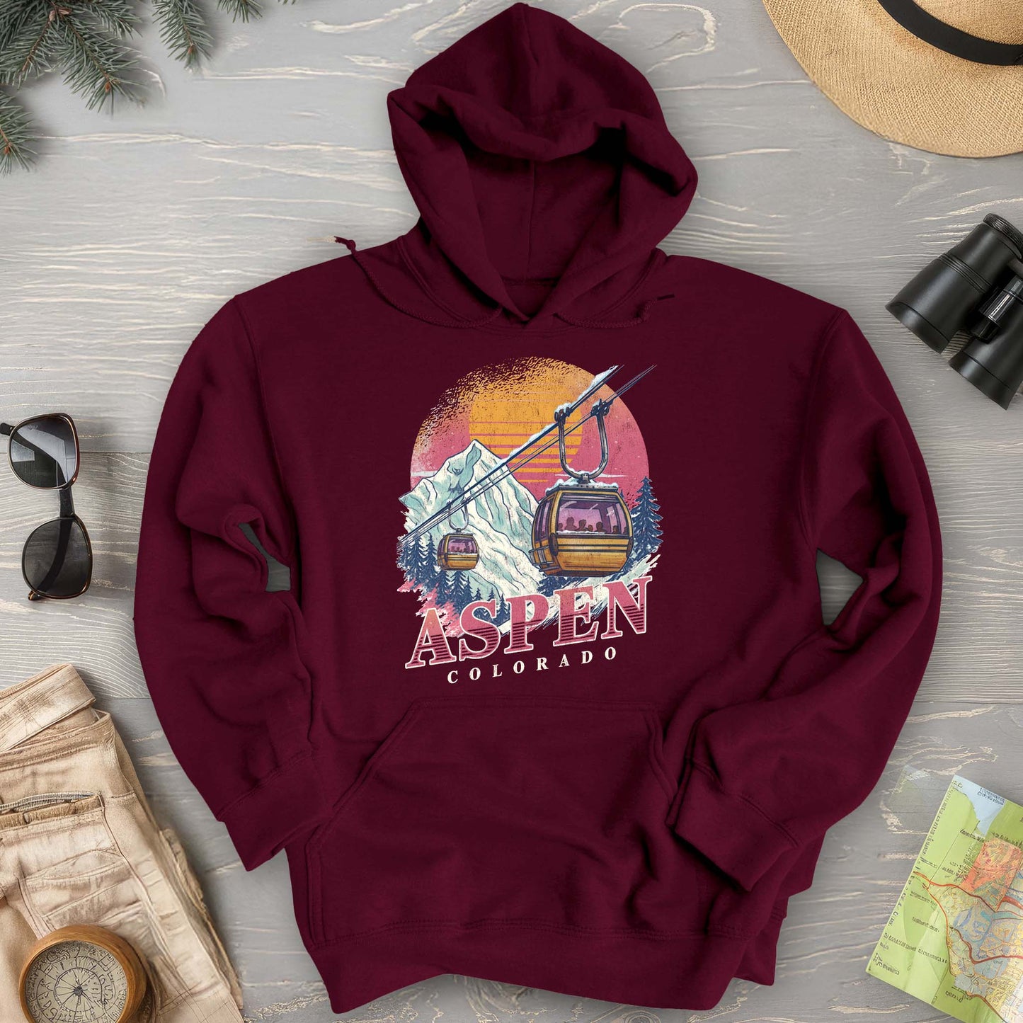 Aspen Retro Blast Hoodie