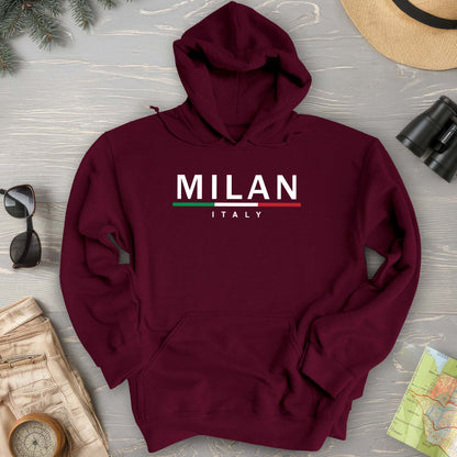 Milan Italy Stripe Hoodie