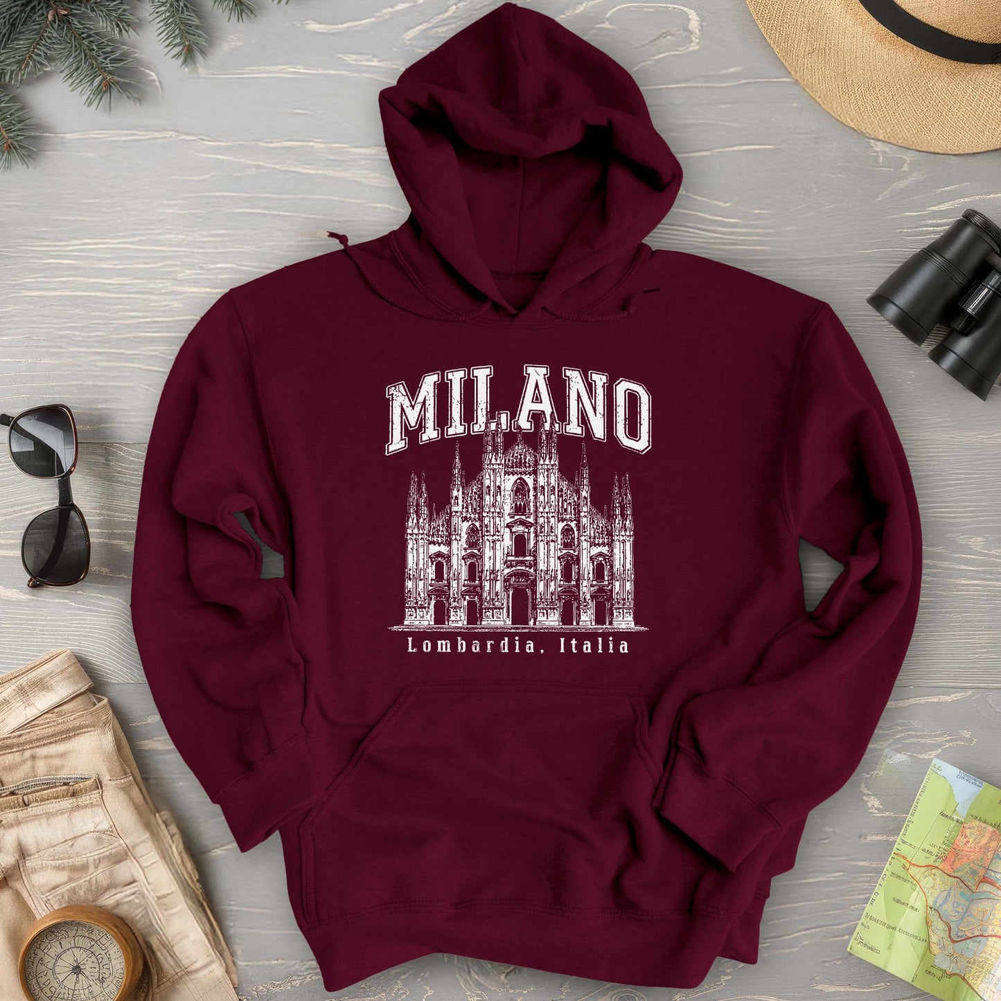 Duomo di Milano Varsity Hoodie
