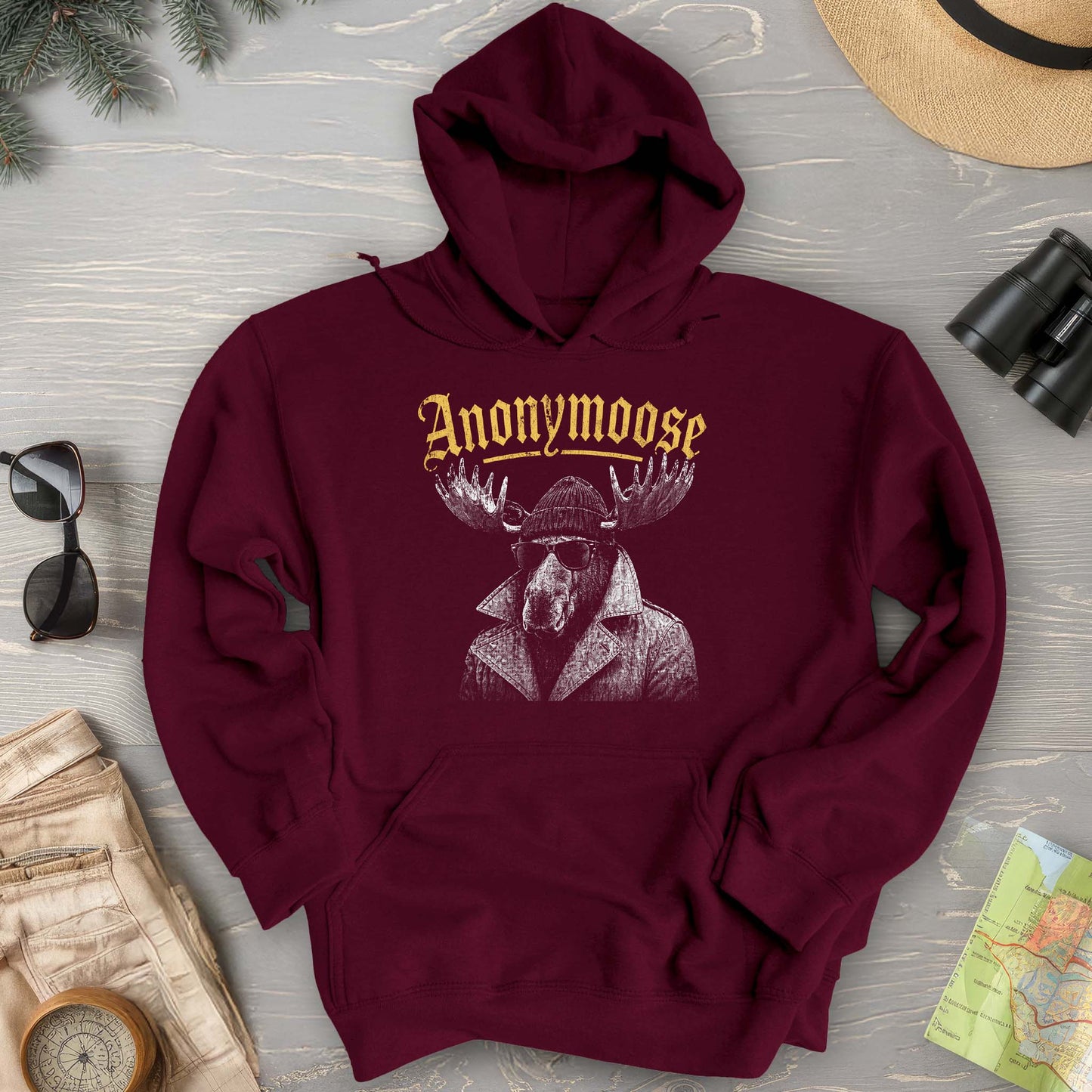 Anonymoose Halftone Hoodie