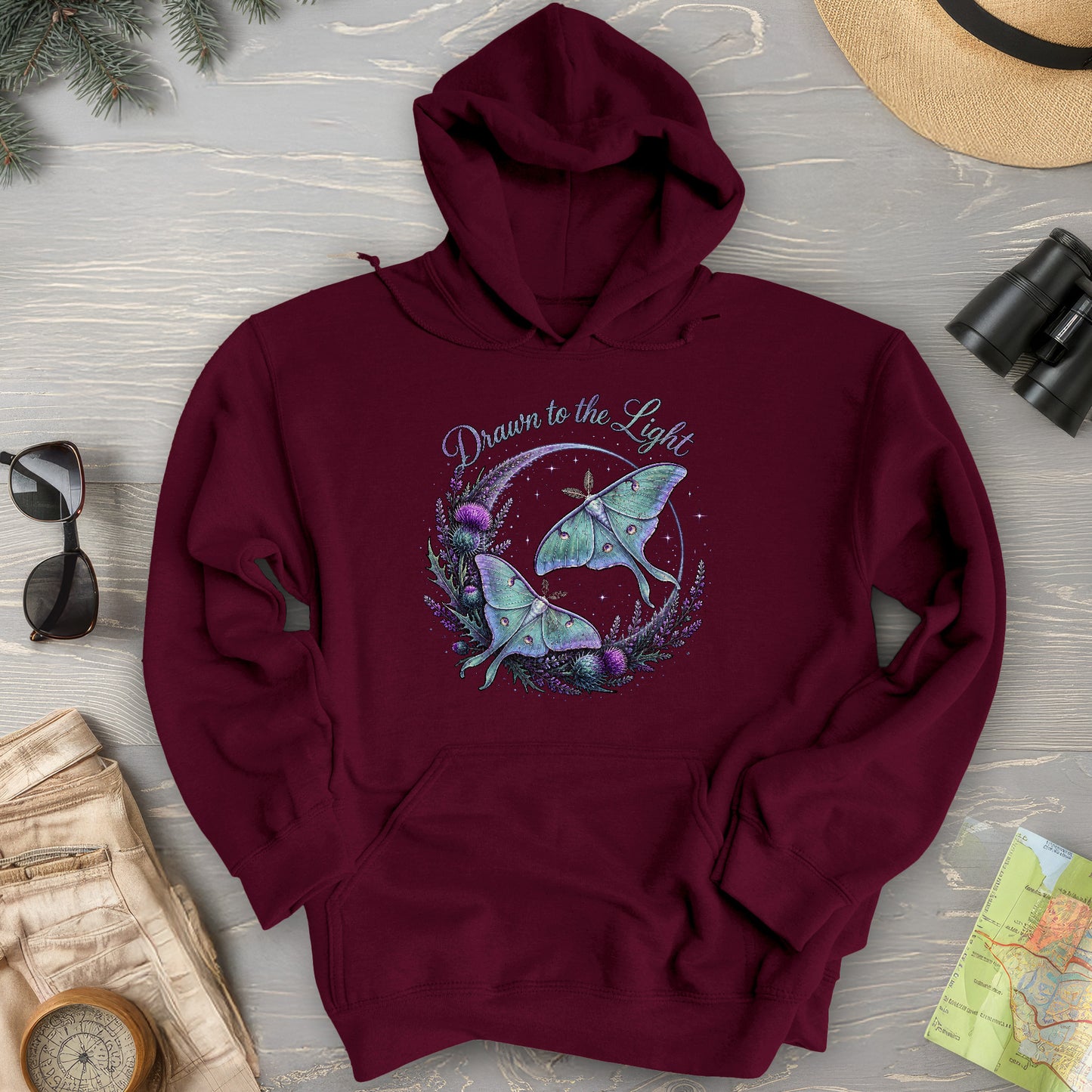 Drawn To The Light Hoodie