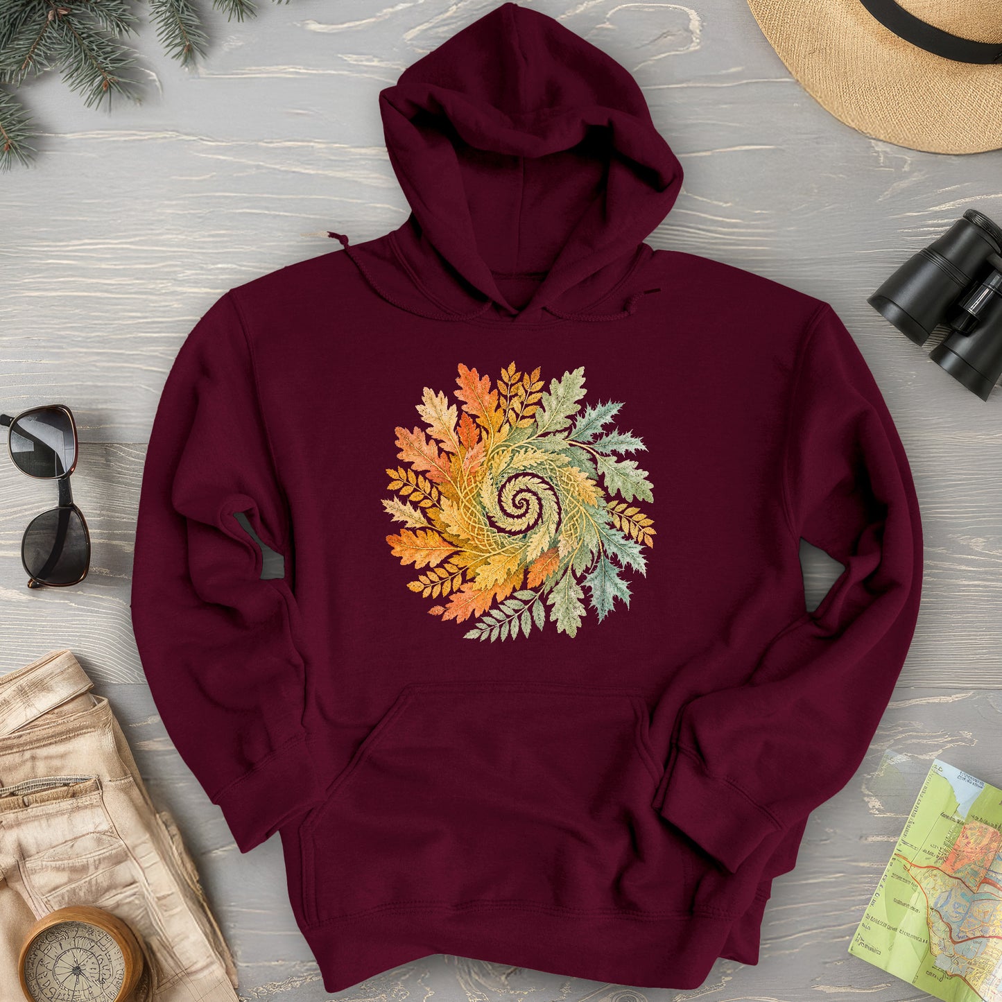 Autumn Spiral Hoodie