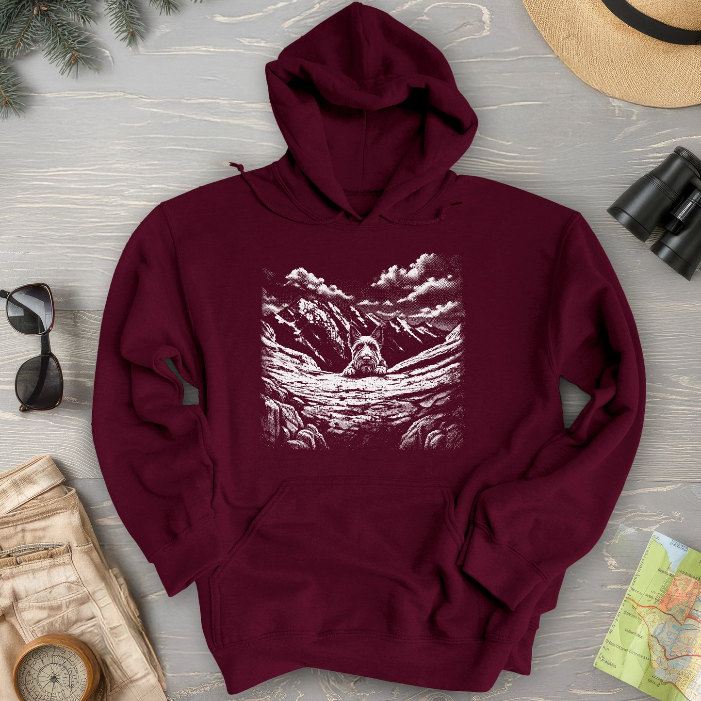 Watchful Scottish Terrier Hoodie