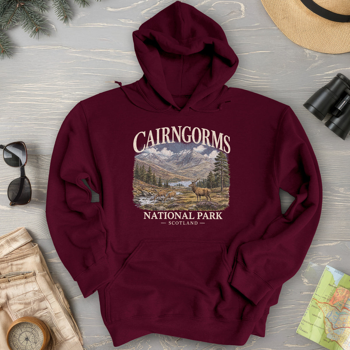 Cairngorms National Park Scotland Hoodie
