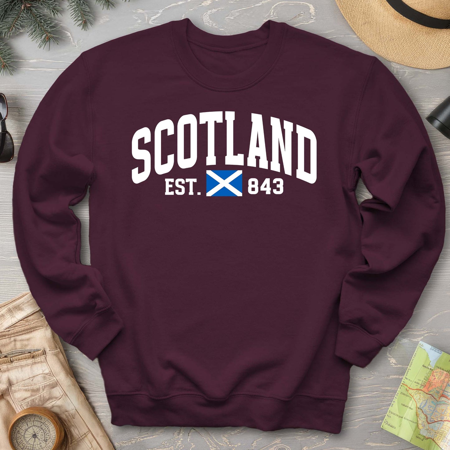 Scotland Varsity Flag Sweatshirt
