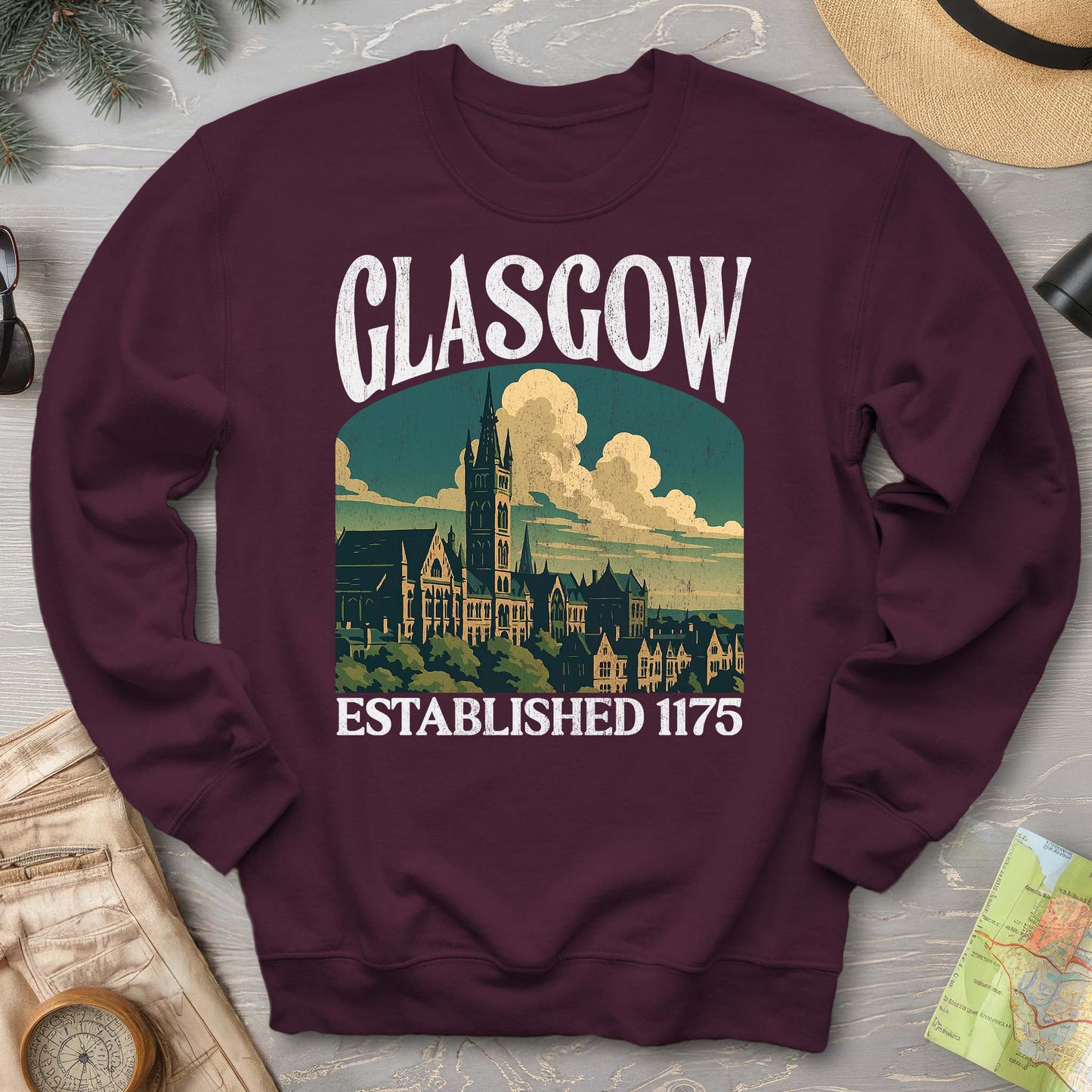 Glasgow Scotland "Big and Bold" Sweatshirt