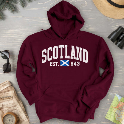 Scotland Varsity Flag Hoodie
