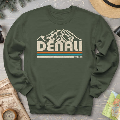 Denali Retro Stripe Crewneck Sweatshirt