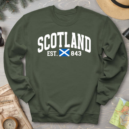Scotland Varsity Flag Sweatshirt