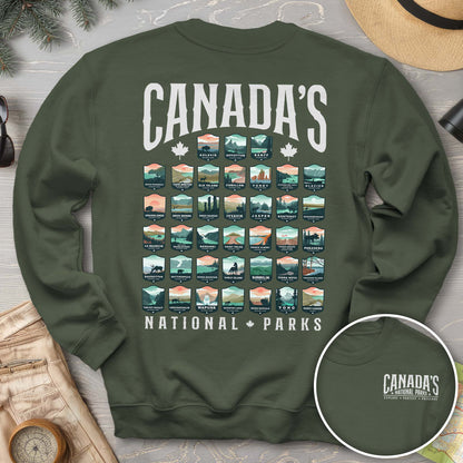 Canada's National Parks "Badges" Sweatshirt