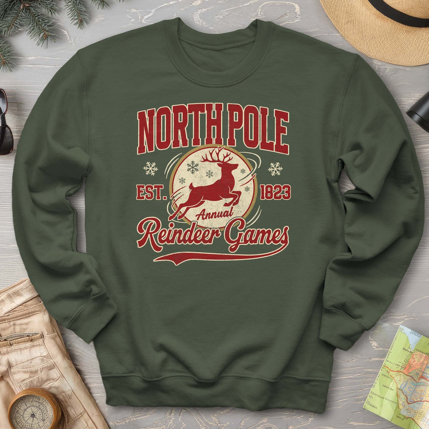 North Pole Annual Reindeer Games Sweatshirt