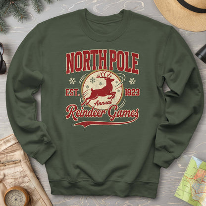 North Pole Annual Reindeer Games Sweatshirt