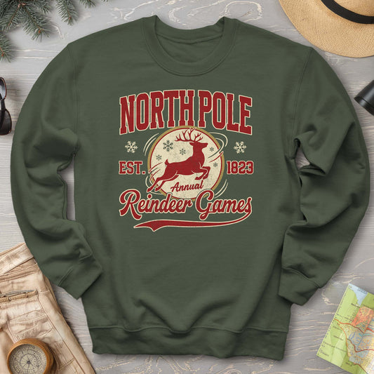 North Pole Annual Reindeer Games Sweatshirt
