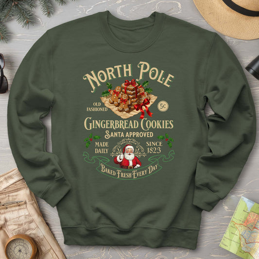 North Pole Gingerbread Cookies Sweatshirt