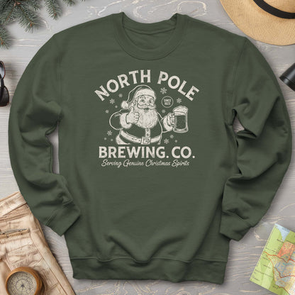 North Pole Brewing Company Vintage Print Sweatshirt